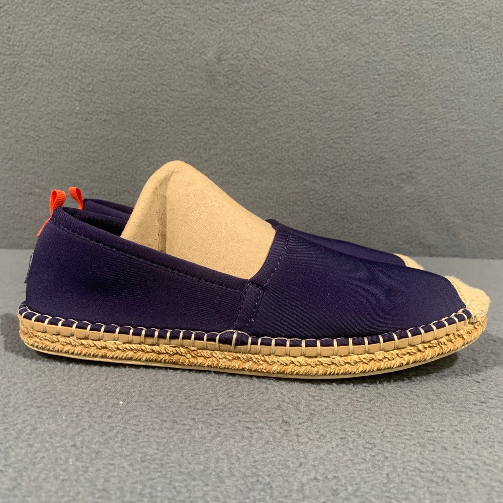 Sea Star Beachwear Womens 8 Navy Blue Neoprene Espadrille Water Shoes Slip On